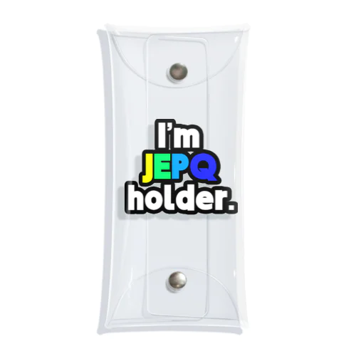 I'm JEPQ holder. Clear Multipurpose Case
