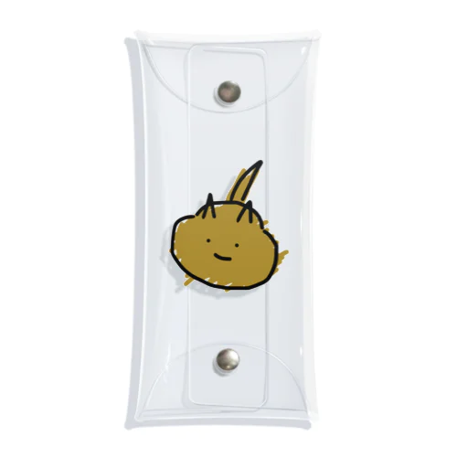かぶとガニねこ Clear Multipurpose Case