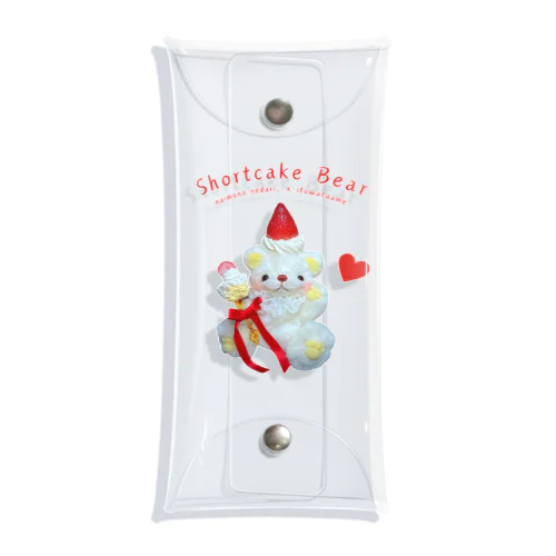 Shortcake Bear -naimono nedari. × いとわたあめ- Clear Multipurpose Case