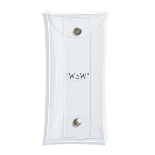 "WoW" Clear Multipurpose Case