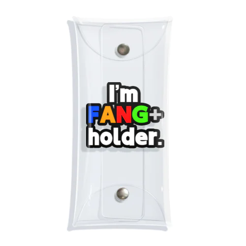 I'm FANG+ holder. クリアマルチケース