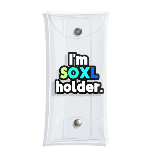 I'm SOXL holder. クリアマルチケース