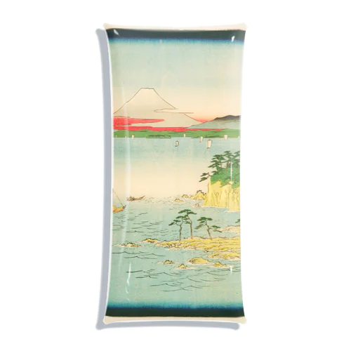 広重「冨二三十六景⑰　相州三浦之海上 」歌川広重の浮世絵 Clear Multipurpose Case