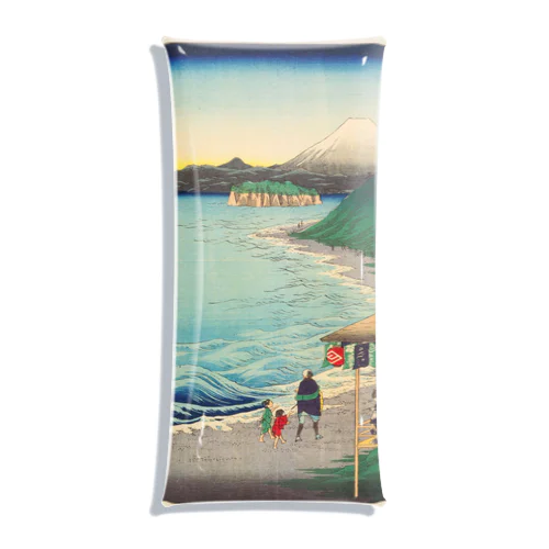 広重「冨二三十六景⑲　相摸七里か濱」歌川広重の浮世絵 Clear Multipurpose Case