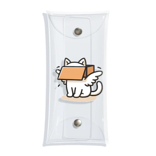 箱隠れ遊びねこ Clear Multipurpose Case