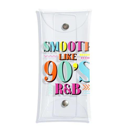 Smooth Like 90's R&B. 90 年代 の R&B のような スムーズさ。 クリアマルチケース