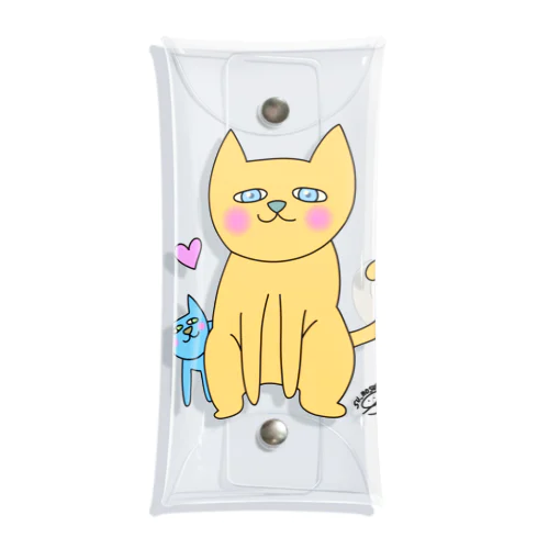 ラブねこさん Clear Multipurpose Case