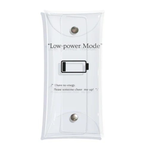 Low power mode クリアマルチケース