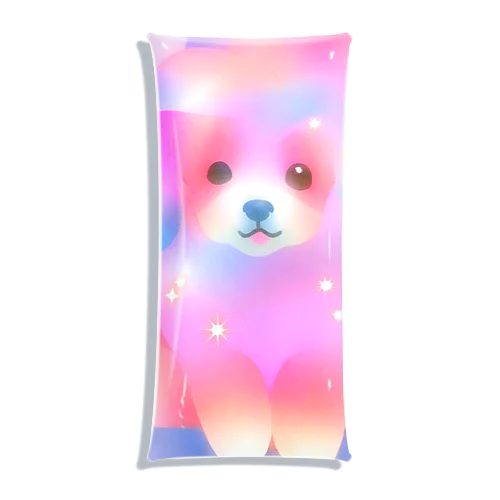 （いぬ）かわいいわたあめ動物園 Clear Multipurpose Case