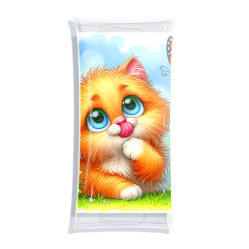 かわいい子猫 Clear Multipurpose Case