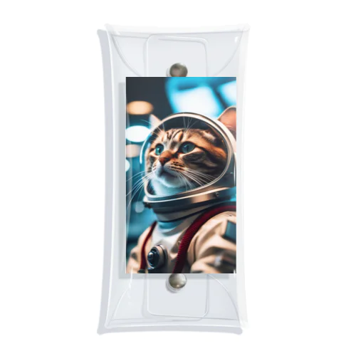 旅立つ宇宙猫 Clear Multipurpose Case