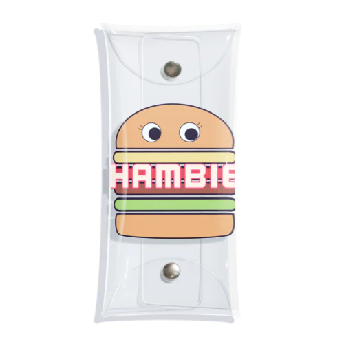 🍔ハンビーちゃん Clear Multipurpose Case