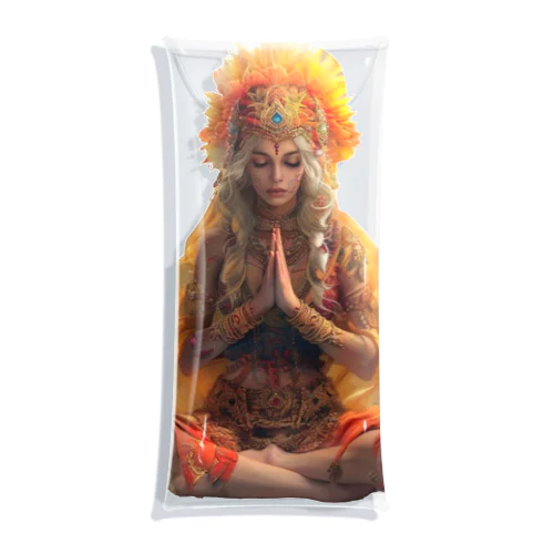 アジアの女神の祈り クリアマルチケース