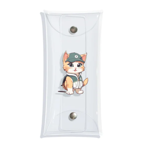 猫ゴルファー2 Clear Multipurpose Case