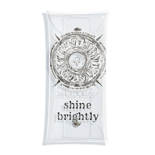 sunburst face Clear Multipurpose Case