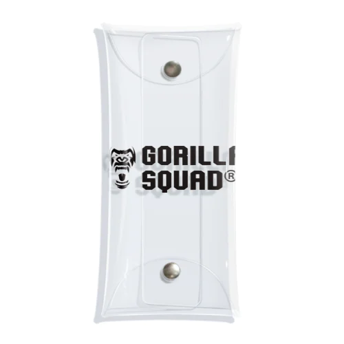 GORILLA SQUAD ロゴ黒 クリアマルチケース