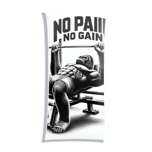 NO PAIN NO GAIN ゴリラベンチプレス Clear Multipurpose Case