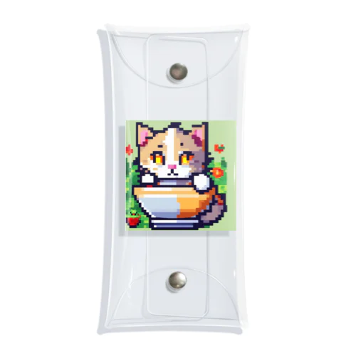 マグカップかくれんぼ猫 Clear Multipurpose Case