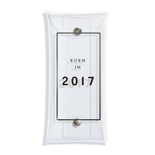 【生年】BORN in 2017 / 2017年生 Clear Multipurpose Case