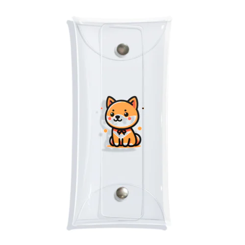 子犬の柴犬くん Clear Multipurpose Case