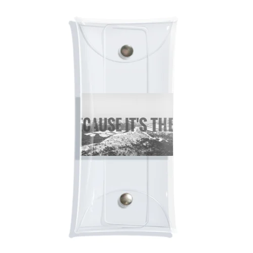 BECAUSE IT'S THERE Clear Multipurpose Case