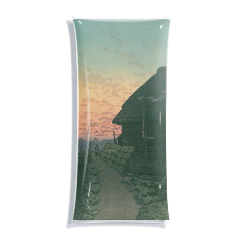 森ケ崎の夕日 / Sunset at Morigasaki Clear Multipurpose Case