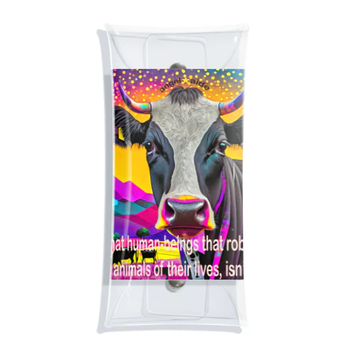animal welfare cow Clear Multipurpose Case