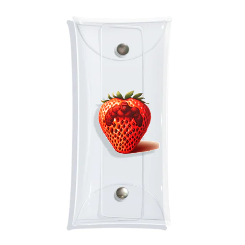 The Mighty Gorilla Strawberry  Clear Multipurpose Case