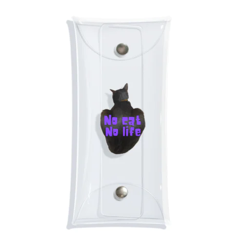 No cat No life  Clear Multipurpose Case