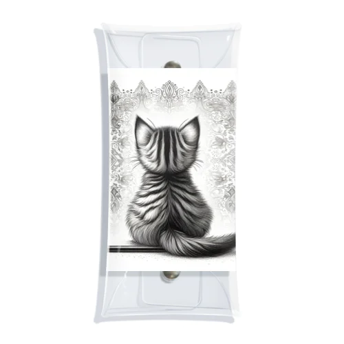 Back-raised Dream Cat 3 Clear Multipurpose Case