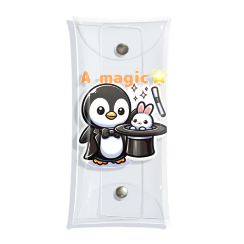 おめかしPenguin、魔法使いになる。 Clear Multipurpose Case