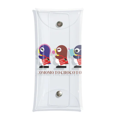 小桃とチョコ友B-KOMOMO-B Clear Multipurpose Case