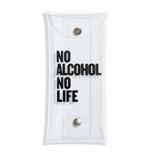 NO ALCOHOL NO LIFE ノーアルコールノーライフ 투명 동전 지갑