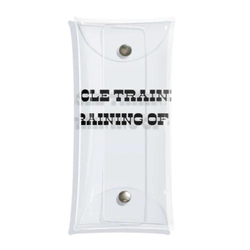 Muscle training is also a training of the mind. Clear Multipurpose Case