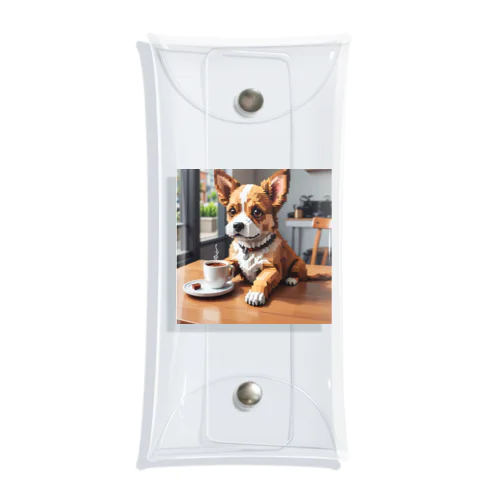 coffee dog Clear Multipurpose Case