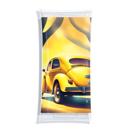 黄色の外車 Clear Multipurpose Case