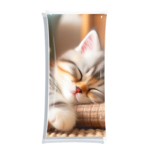 眠るにゃんこ😺zzz Clear Multipurpose Case