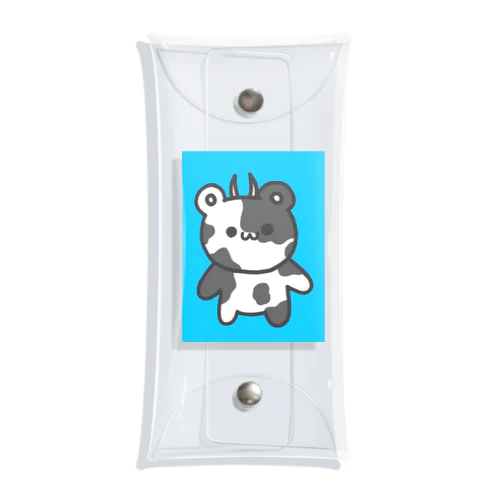 うしぐま証明写真風 Clear Multipurpose Case