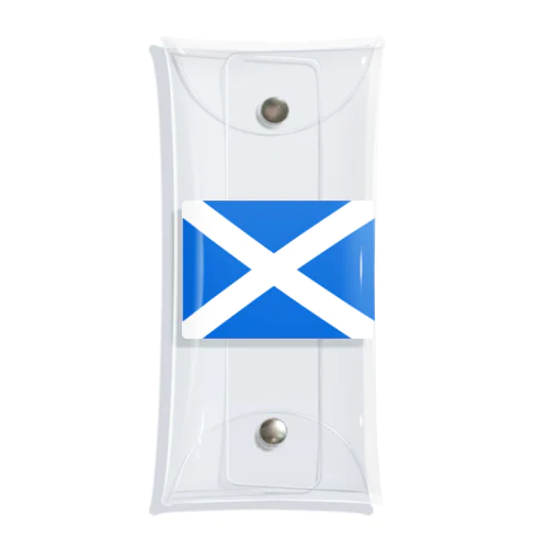 スコットランドの国旗 クリアマルチケース