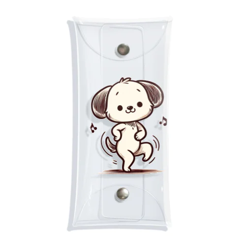 パリピ犬 Clear Multipurpose Case