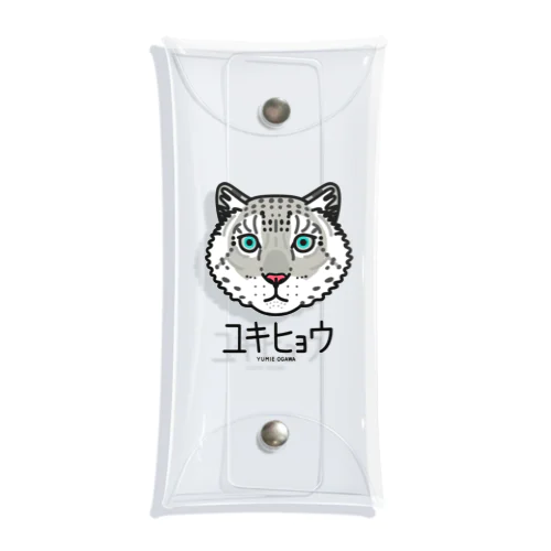 08ユキヒョウ（キャラ） Clear Multipurpose Case