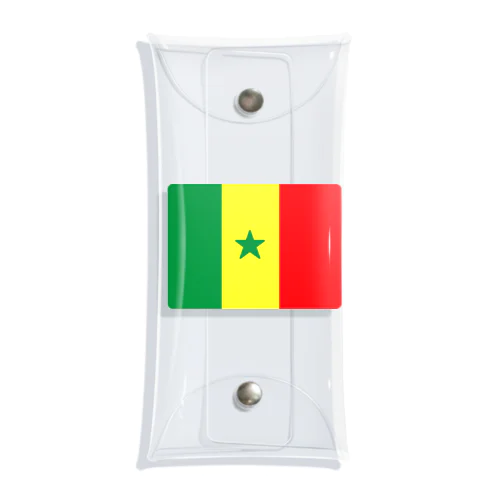 セネガルの国旗 クリアマルチケース