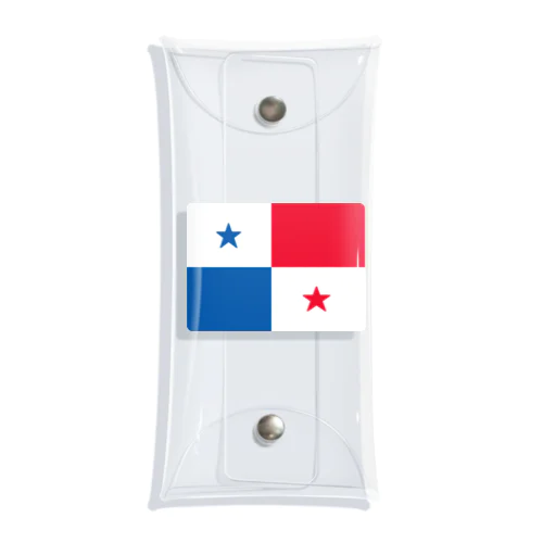 パナマの国旗 クリアマルチケース