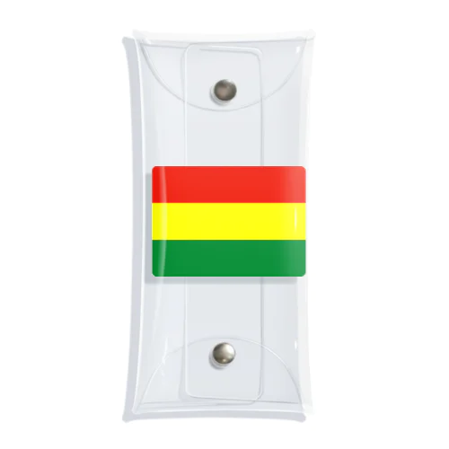 ボリビアの国旗 クリアマルチケース