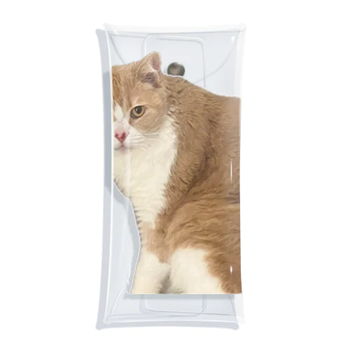 マシロくん猫グッズ Clear Multipurpose Case