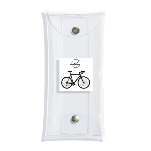 自転車ロゴ クリアマルチケース