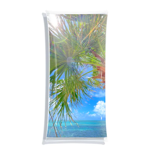 shimmering tropics Clear Multipurpose Case