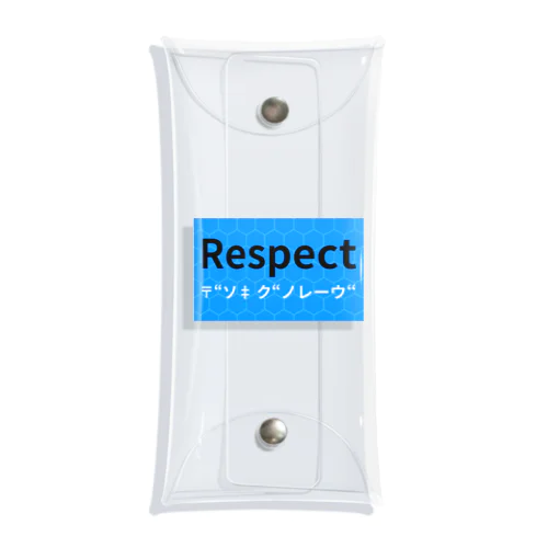 Respect Clear Multipurpose Case