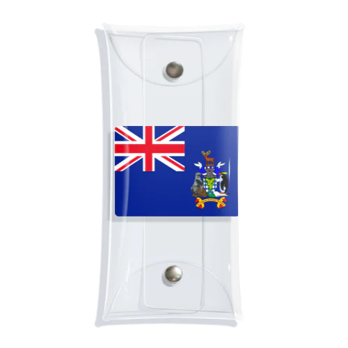 サウスジョージア・サウスサンドウィッチ諸島の旗 クリアマルチケース