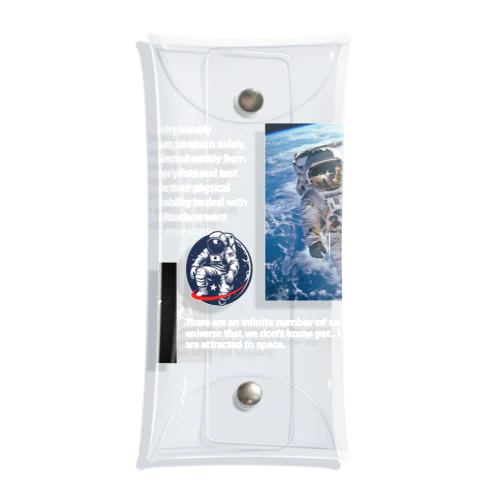 Astronauts Clear Multipurpose Case